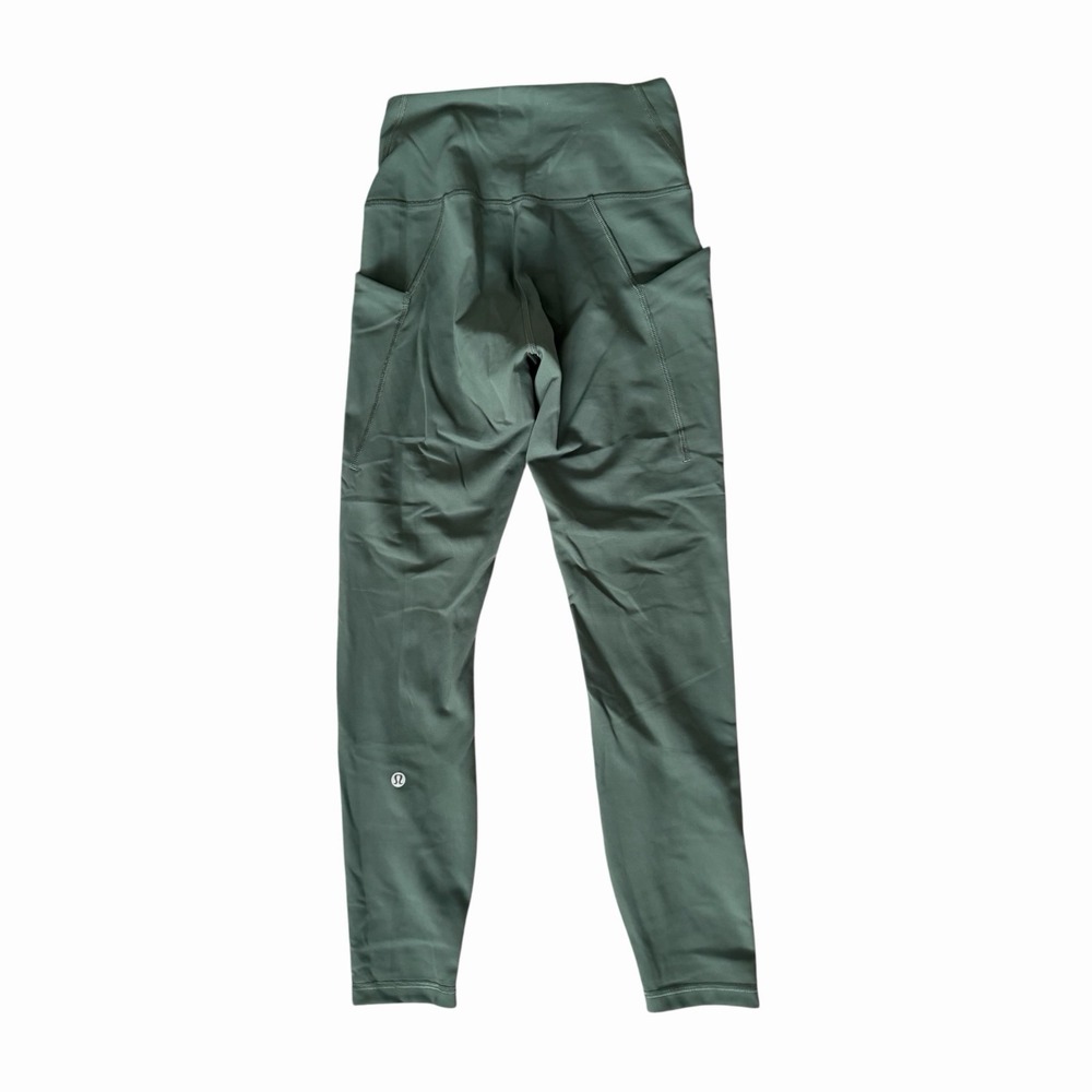 Lululemon Womens Wunder Train High-Rise Tight 25" Sz 6 w/ Pockets Forest Everlux - Picture 4 of 4